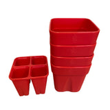 garden starter combo pack red Reusable Seed Starting Trays