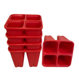 Starter Pot Multi-Pack red Seed Starting Trays