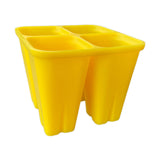 Starter Single Pot yellow Reusable Seed Starting Trays