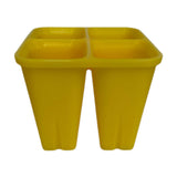 Starter Single Pot yellow side Reusable Seed Starting Trays