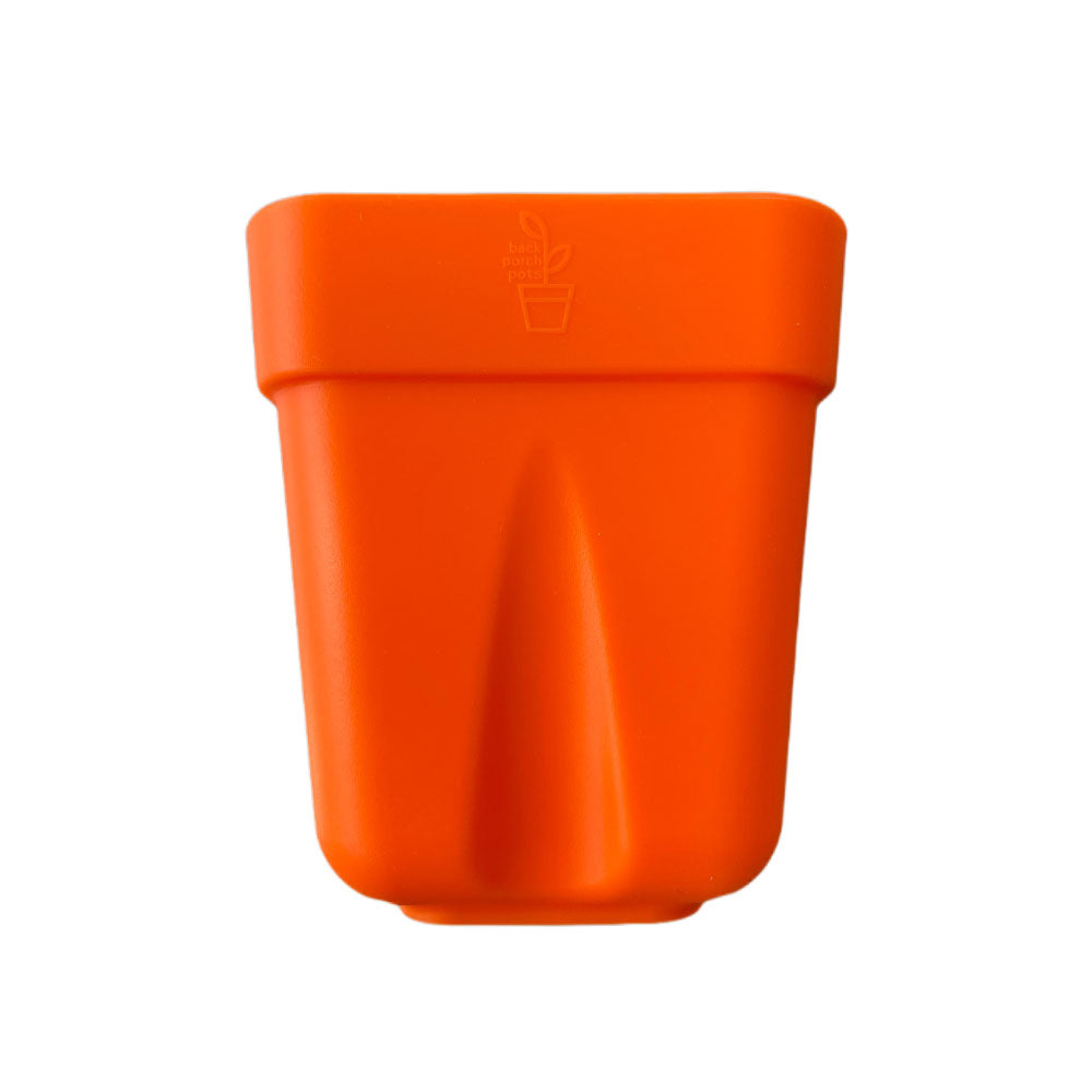 orange plastic plant pots 3.5" Single Pot - Reusable Seed Starting Trays