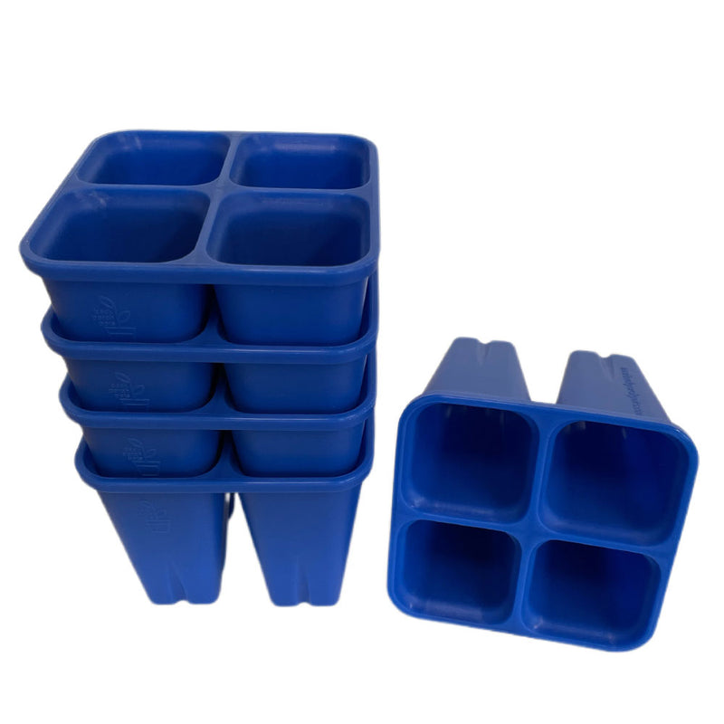 Starter Pot Multi-Pack Reusable Seed blue Starting Trays