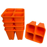 Starter Pot Multi-Pack Reusable Seed orange  Starting Trays