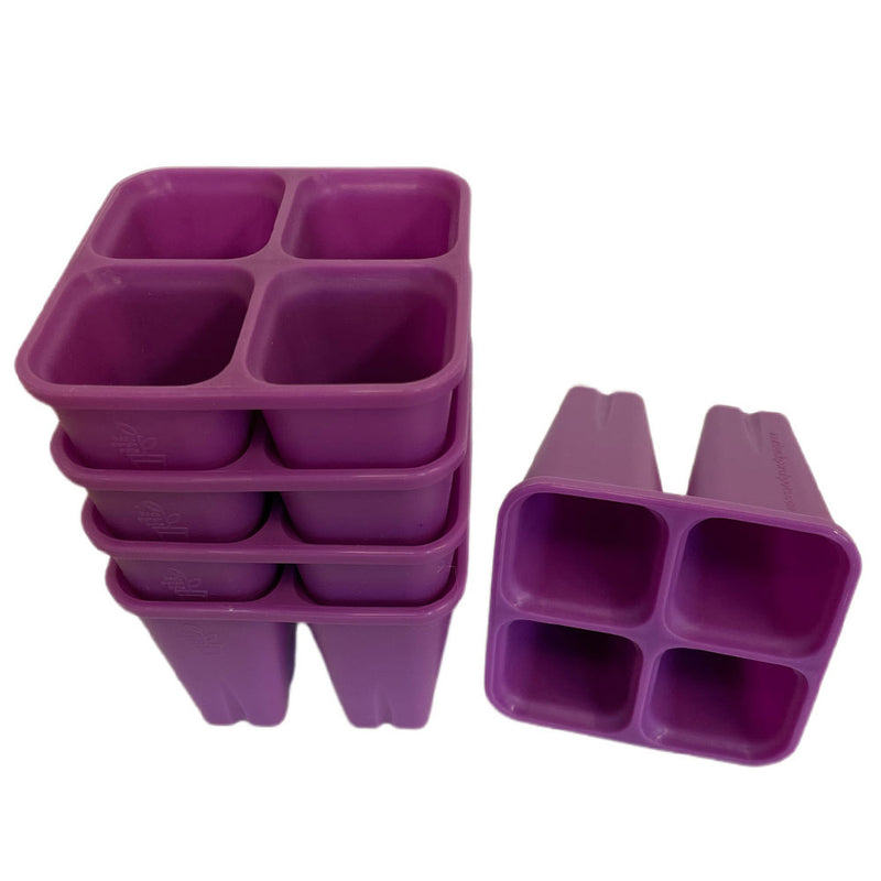Starter Pot Multi-Pack Reusable Seed purple Starting Trays